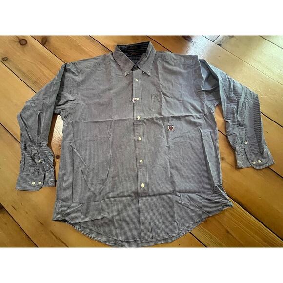 Tommy Hilfiger Golf Men's Button Down Shirt. Logo. Blue/white. Size XL - Picture 1 of 9